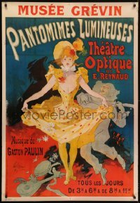 4c080 JULES CHERET 33x48 German commercial poster 1984 Pantomimes Lumineuses, Reynaud, Grevin!
