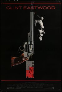 4c545 DEAD POOL 1sh 1988 Clint Eastwood as tough cop Dirty Harry, cool gun image!