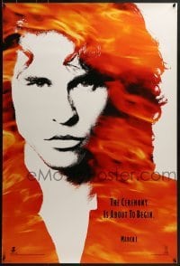4c563 DOORS teaser DS 1sh 1990 cool image of Val Kilmer as Jim Morrison, directed by Oliver Stone!