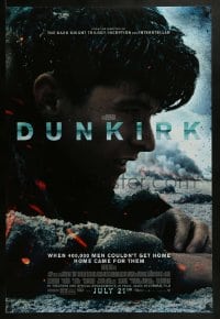 4c567 DUNKIRK advance DS 1sh 2017 Christopher Nolan, Tom Hardy, Murphy, different close-up!