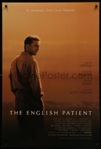 4c578 ENGLISH PATIENT DS 1sh 1997 Ralph Fiennes, in memory, love lives forever, Best Picture Winner!