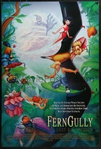4c586 FERNGULLY DS 1sh 1992 they live in a secret world touched by magic & surrounded by adventure!