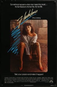 4c592 FLASHDANCE 1sh 1983 sexy dancer Jennifer Beals, take your passion and make it happen!