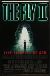 4c595 FLY II 1sh 1989 Eric Stoltz, Daphne Zuniga, like father, like son, horror sequel, Mahon art