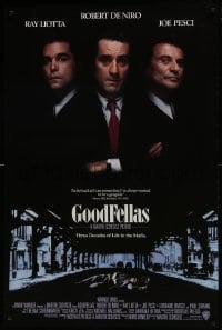 4c618 GOODFELLAS int'l 1sh 1990 Robert De Niro, Joe Pesci, Ray Liotta, Martin Scorsese classic!