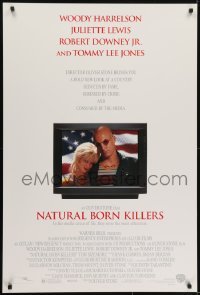 4c778 NATURAL BORN KILLERS DS 1sh 1994 Oliver Stone, Woody Harrelson & Juliette Lewis on TV!