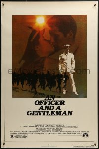 4c783 OFFICER & A GENTLEMAN 1sh 1982 Richard Gere & Debra Winger in love & in the U.S. Navy!
