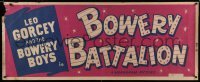 4c064 BOWERY BATTALION paper banner 1951 Leo Gorcey, Huntz Hall & The Bowery Boys in the U.S. Army!