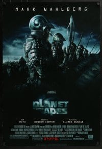 4c799 PLANET OF THE APES style C advance DS 1sh 2001 Tim Burton, great image of huge ape army!