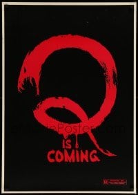 4c817 Q teaser 1sh 1982 Winged Serpent Quetzalcoatl, Michael Moriarty, Candy Clark!