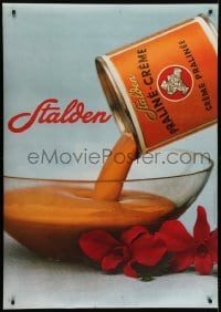 4c288 STALDEN 36x51 Swiss advertising poster 1962 Weider, close-up image of the praline cream!