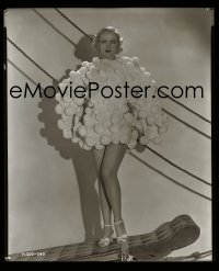 4d096 CAROLE LOMBARD 8x10 negative 1930s sexy full-length leggy portrait of the Paramount star!