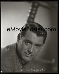 4d102 CARY GRANT 8x10 negative 1930s portrait of the handsome film legend at Columbia Pictures!