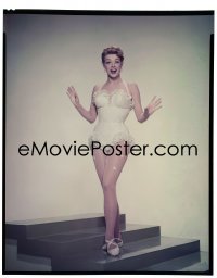 4d033 RED GARTERS 8x10 transparency 1954 Rosemary Clooney in skimpy outfit showing her sexy legs!