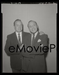 4d278 BOB HOPE SHOW group of 4 4x5 negatives 1950s he's with Jack Benny, Milland, Winters & Garner!