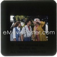 4d332 BACK TO THE FUTURE II group of 49 35mm slides 1989 Michael J. Fox, Christopher Lloyd, candids!