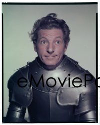 4d048 COURT JESTER group of 2 8x10 transparencies 1955 Paramount portraits of Danny Kaye in armor!