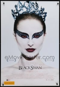4f086 BLACK SWAN DS Aust 1sh 2011 Darren Aronofsky, best image of ballet dancer Natalie Portman!