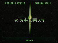 4f870 ALIEN RESURRECTION advance DS British quad 1997 Sigourney Weaver, Jeunet sci-fi sequel!