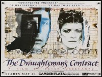 4f903 DRAUGHTSMAN'S CONTRACT British quad R1994 Peter Greenaway, different art by Kruddart!