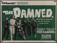 4f993 THESE ARE THE DAMNED British quad 1963 Joseph Losey, doomed by the lurking, unseen evil!