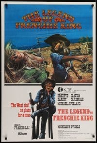 4f189 LEGEND OF FRENCHIE KING Canadian 1sh 1971 sexiest Claudia Cardinale punching Brigitte Bardot