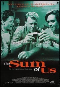4f197 SUM OF US Canadian 1sh 1994 Crowe, Australian gay comedy, not a typical father/son story!