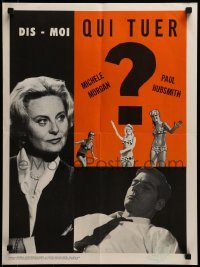 4f174 TELL ME WHOM TO KILL Canadian 1965 deadly sexy French Michele Morgan, Dis-moi qui tuer!