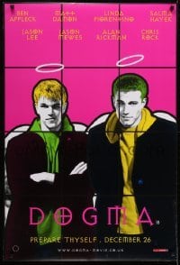 4f842 DOGMA teaser DS English 1sh 1999 Ben Affleck, Matt Damon, get 'touched' by an angel!