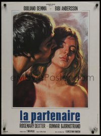 4f729 BLOW HOT BLOW COLD French 23x31 1968 Mascii art of sexy Bibi Andersson & Giuliano Gemma!