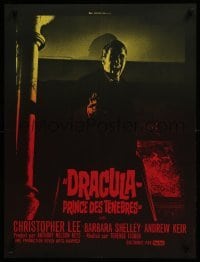 4f738 DRACULA PRINCE OF DARKNESS French 23x30 R1970s great image of vampire Christopher Lee!