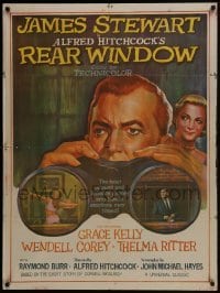 4f041 REAR WINDOW Indian R1970s Alfred Hitchcock, art of voyeur Jimmy Stewart & sexy Grace Kelly!
