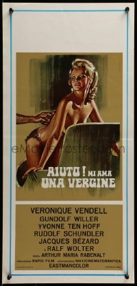 4f560 HOW TO PLAY THE SEDUCTION GAME Italian locandina 1972 hilarious tale of a man who started at the bottom!