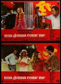4f605 MS. DON JUAN group of 3 Italian 18x26 pbustas 1973 great images of Brigitte Bardot, Vadim!