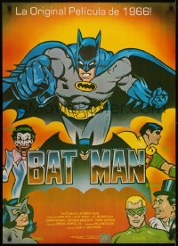4f023 BATMAN South American R1989 DC Comics, Diaz art of Adam West & Burt Ward with villains!