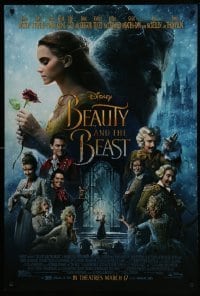 4g100 BEAUTY & THE BEAST advance DS 1sh 2017 Walt Disney, Emma Watson, Dan Stevens and top cast!