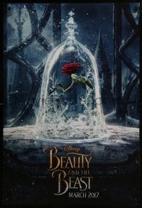 4g101 BEAUTY & THE BEAST teaser DS 1sh 2017 Walt Disney, great image of The Enchanted Rose!