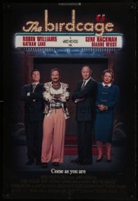 4g118 BIRDCAGE DS 1sh 1996 gay Robin Williams & Nathan Lane, Gene Hackman, Dianne Wiest!