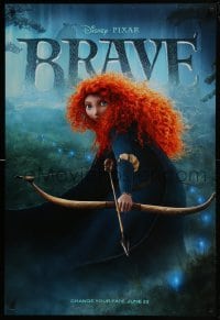 4g138 BRAVE advance DS 1sh 2012 Disney/Pixar fantasy cartoon set in Scotland, cool close image!