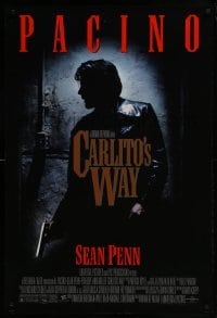 4g162 CARLITO'S WAY DS 1sh 1993 Al Pacino, Sean Penn, Penelope Ann Miller, Brian De Palma!