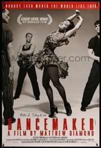 4g210 DANCEMAKER 1sh 1998 Paul Taylor, Ted Thomas, dancing documentary!