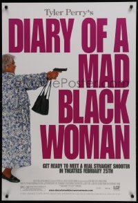 4g240 DIARY OF A MAD BLACK WOMAN advance DS 1sh 2005 Kimberly Elise, wacky Tyler Perry