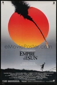 4g266 EMPIRE OF THE SUN 1sh 1987 Stephen Spielberg, John Malkovich, first Christian Bale!