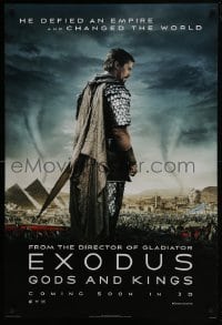 4g280 EXODUS: GODS & KINGS style J int'l teaser DS 1sh 2014 Christian Bale as Moses, Joel Edgerton!