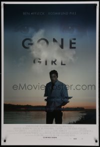 4g342 GONE GIRL style C int'l advance DS 1sh 2014 David Fincher mystery, Pike, Affleck, Missi Pyle!