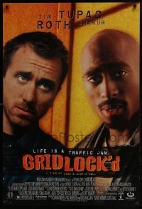 4g360 GRIDLOCK'D DS 1sh 1997 Vondie Curtis-Hall, cool images of Tupac Shakur and Tim Roth!