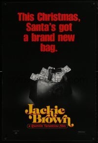 4g463 JACKIE BROWN teaser 1sh 1997 Quentin Tarantino, Santa's got a brand new bag!