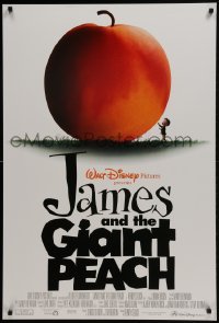 4g464 JAMES & THE GIANT PEACH DS 1sh 1996 Disney stop-motion animation fantasy cartoon!
