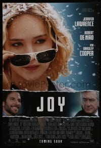 4g474 JOY style C int'l advance DS 1sh 2015 Robert De Niro, Jennifer Lawrence in the title role!