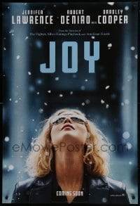 4g473 JOY style A int'l teaser DS 1sh 2015 Robert De Niro, Jennifer Lawrence in the title role!